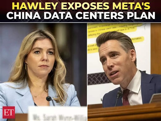 'Facebook compromised US citizens' data…': Hawley exposes Meta's plan to build data center in China