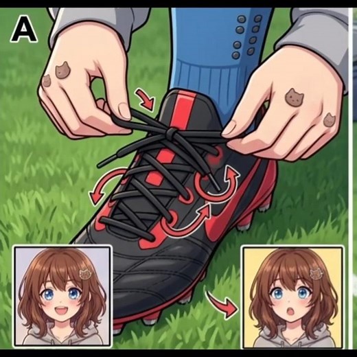 Stop tying your cleats the wrong way 🛑