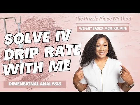 Dosage Calculations Made Simple: mcg/kg/min IV Drips Explained