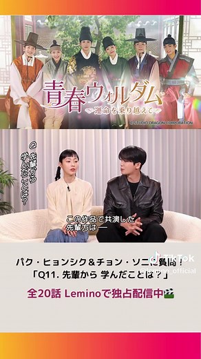 青春ウォルダム：パク・ヒョンシクとチョン・ソニのQ&A