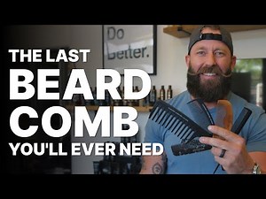 Carbon Fiber Beard Comb: The Last Beard Comb You'll Ever Need