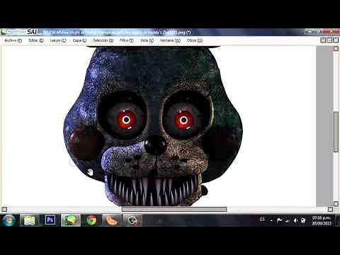 [Speed Edit]Making Nightmare Toy Bonnie - Haciendo a Nightmare Toy Bonnie
