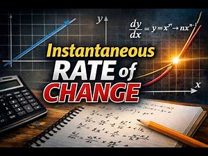Differentiation Basics, Instantaneous Rate of Change