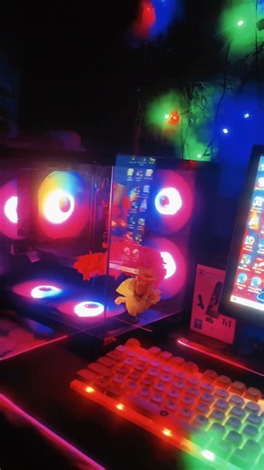 complete pc gaming setup ✅ #shortfeed #pcsetup