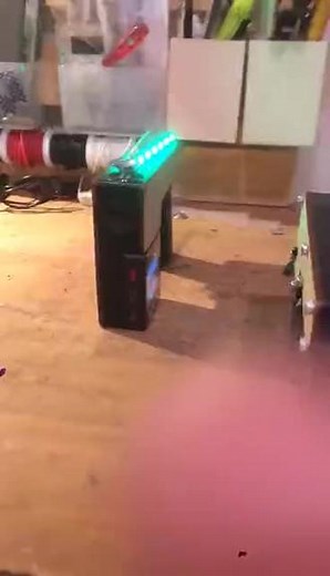 #m5stack 用M5 自制一把 #吃鸡 专用手枪 #biu