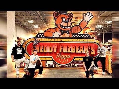 So I got to visit the FNAF MOVIE SET.