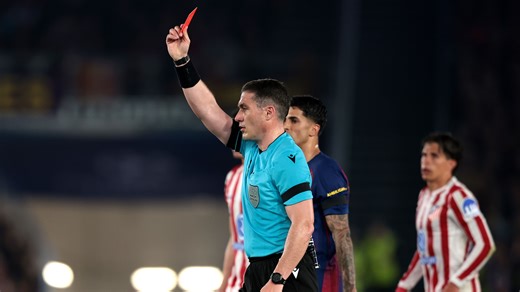 Referee dropped by UEFA for rest of season after controversial decisions in Barcelona's Champions League loss to Atletico Madrid | Goal.com US