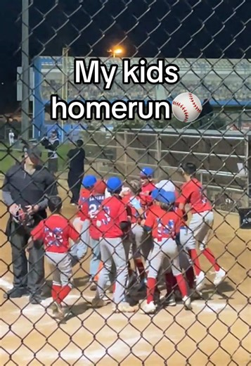 Kids' Amazing Home Run in Baseball Game