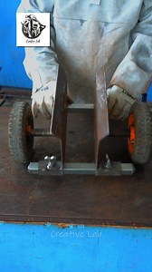 How This Simple Tool Makes Moving Equipment Easier Than Ever! #reels #instagramreels #feedreels #movingtools #movertools #diytools #homemadetools #creativetools #welding #metalworking #LifeHacks | Creative Lab