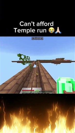 Temple Run2 ❌ Minecraft Run ✅... | SP4RK OG #minecraft