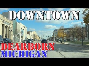 Dearborn - Michigan - 4K Downtown Drive