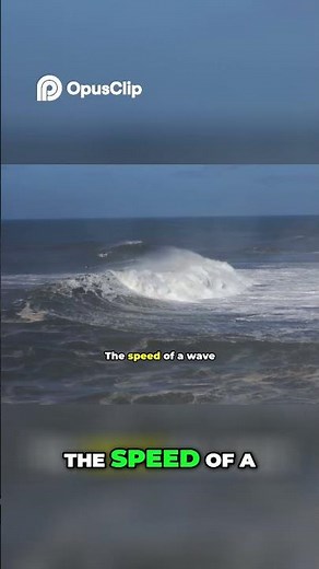 Ocean Waves Explained: Orbital Decay and Wave Speed 🌊🏄‍♂️ #shorts #math #waves