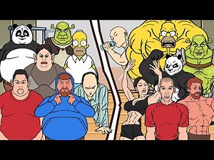 Jaw-Dropping Cartoon Body Transformations (Mega compilation)