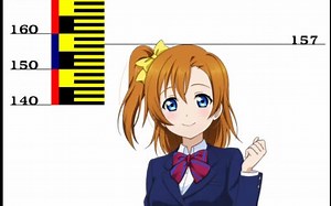 [Lovelive]全景式对比全系列成员身高