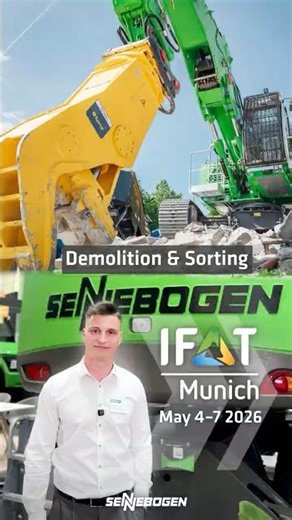 Demolition & Sorting at IFAT Munich 2026 💥♻️