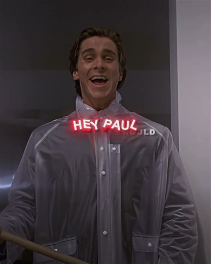 Hey Paul! | American Psycho Edit 🔪🎵#americanpsycho #PatrickBateman #HeyPaul #MovieEdit #heypaul