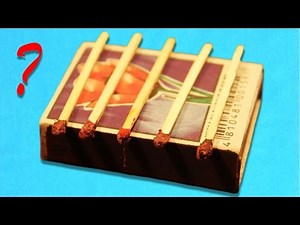 DIY: How to light a match without matchbox!! Amazing trick!!