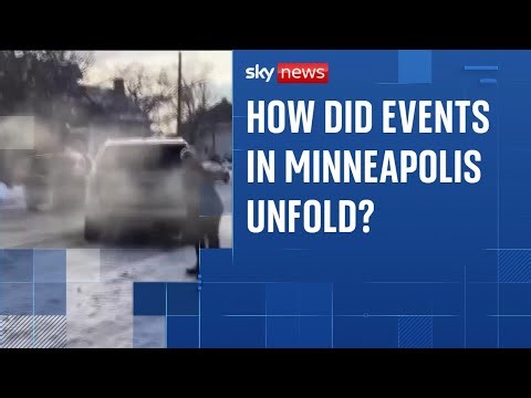 What does the footage of the fatal Minneapolis ICE shooting show?