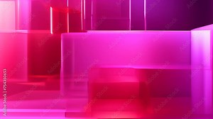 Vivid Vibes - A Journey Through Neon Geometries