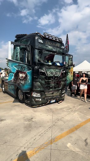 SCANIA V8 Showcases Pirates of the Caribbean Theme