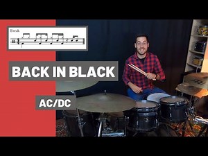 🥁BACK IN BLACK - AC/DC (DRUM COVER) BATERÍA