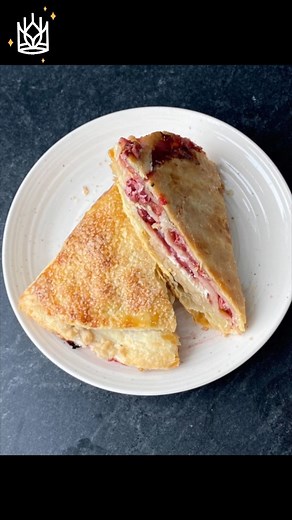 King Arthur Baking Company | You’ve had a quesadilla, sure. But a pie-dilla? Now THAT’s a good p-idea! Watch @chefsusaninvt turn pie crust, cherry pie filling,... | Instagram