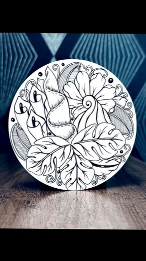 My beautiful Zentangle Botanical Garden Drawing!! It’s fun and easy! Must give it a try!!! Step by step drawing tutorials available ➡️ https://youtu.be/kKzF7zvy0hQ?si=HDNTcquE8C_0q47i #zentangle #zenart #Calming #drawing #draw #drawingtutorial | AZ Lai