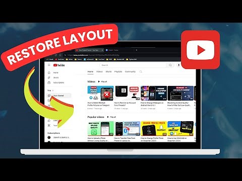 How to Restore OLD YouTube Layout