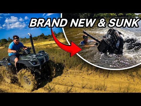 Honda Rancher Old vs New… (He sunk his brand new fourwheeler)