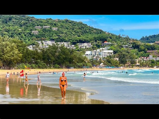 Kata Beach Phuket Thailand Tour 2024 4K
