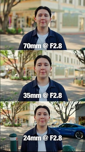 How Focal Length affects Aperture 🎥 #filmmaking #cinematicvideo #videography #videographytips