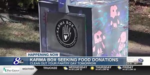 Clean out your pantry and donate the food to Karma Box’s food drive