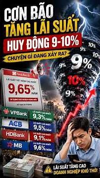 NGÂN HÀNG ĐỒNG LOẠT TĂNG LÃI SUẤT TIẾT KIỆM 9-10% | TẠI SAO VẬY ? (P1)