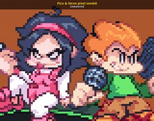 Pico & Nene pixel week6 Mod for Friday Night Funkin' | FNF Mods