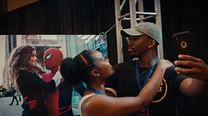 In the new film #SpiderManFarFromHome, Spider-Man uses his power to protect others, whether he’s near or far from home. Watch as the Spider-Man cast honors the veterans and real-life heroes who dedicate time away from their families to protect us. http://bit.ly/FarFromHomeTix #ad | USA Network