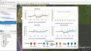 Descargar datos de temperatura y precipitación de cualquier lugar de la Tierra usando Google Earth