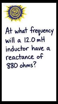 Inductive Reactance Calculation #jamb #maths‎@O3schools‎@PhysicsWithBen‎@FlashLearners‎@O3SCHOOLS‎@A