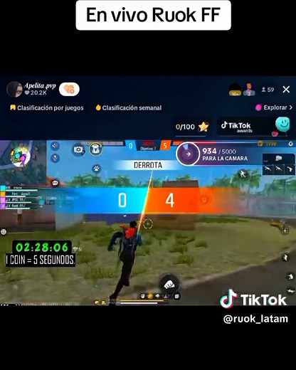 Jugando Free Fire con Ruok FF en Vivo: Estrategias y Rondas