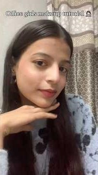 Office Girls Makeup Tutorial 👩🏻‍💻😻 #makeup #makeuptutorial #officemakeuptutorial