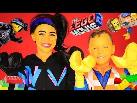 The Lego Movie 2 Lucy and Emmet Makeup and Costumes
