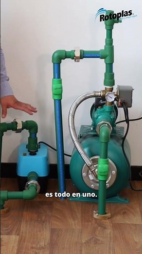 Bomba inteligente Rotoplas, sin bases elevadas, sin ruido, con más presión.