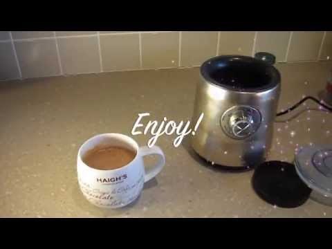 Make Hot Chocolate Using Breville Milk Café Milk Frother