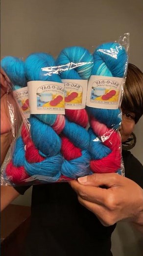 Bag-O-Day Crochet Yarn is FANtastic, you betta get you some! #youtubeshorts #short #shorts #yarn