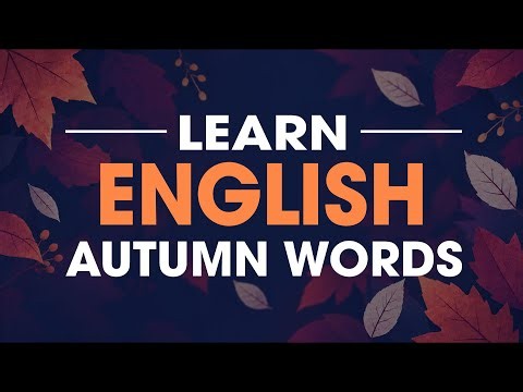 English Autumn Words You NEED to Know! 🍁 Learn English the Easy Way