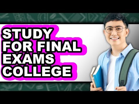 How To Study For Final Exams College (Easy Method)