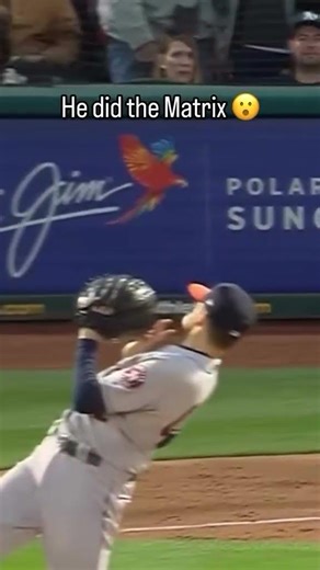 He moves like matrix 🤯 #mlb #baseball