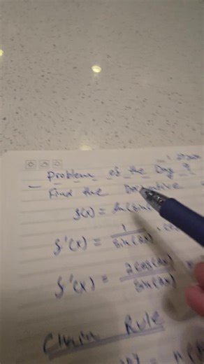 Problem of the day 9: The Chain Rule in Calculus One #calculus #math #tutor #study #derivatives