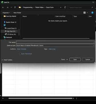 Excel User Form #exceltips #exceltricks #smartphone