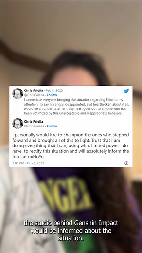 Genshin Impact Actor Accused of Misconduct