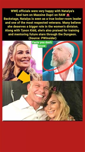 WWE Backstage LOVES Natalya’s Heel Turn👀 Big Push Soon? #wwe #usa #natalya #tripleh #wwenews #shorts